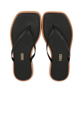 TKEES DYLAN 凉鞋 黑色 女款REVOLVE小众