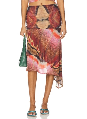 Feners Festa Skirt Day 棕色REVOLVE小众新款