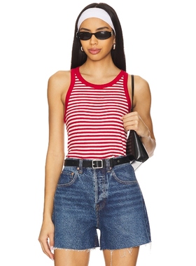 Velvet by Graham & Spencer LUA 上装 红色 y2k辣妹风REVOLVE小