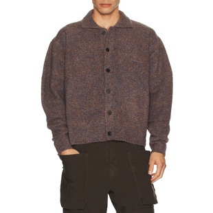 Le17Septembre 开衫 紫色羊毛衫REVOLVE小众新款