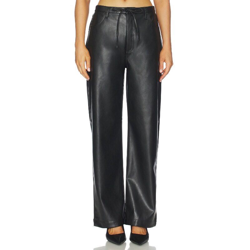 [夏季新品]Rag & Bone 阔脚长裤黑色美式休闲风REVOLVE小众
