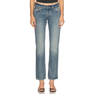 复古风REVOLVE小众新款 蓝色美式 牛仔裤 Denim