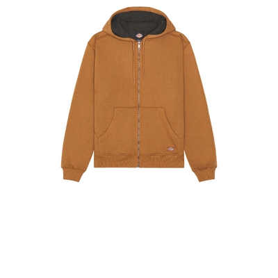 [春季新品]Dickies FULL ZIP THERMAL LINED 抓毛布 棕色REVOLVE