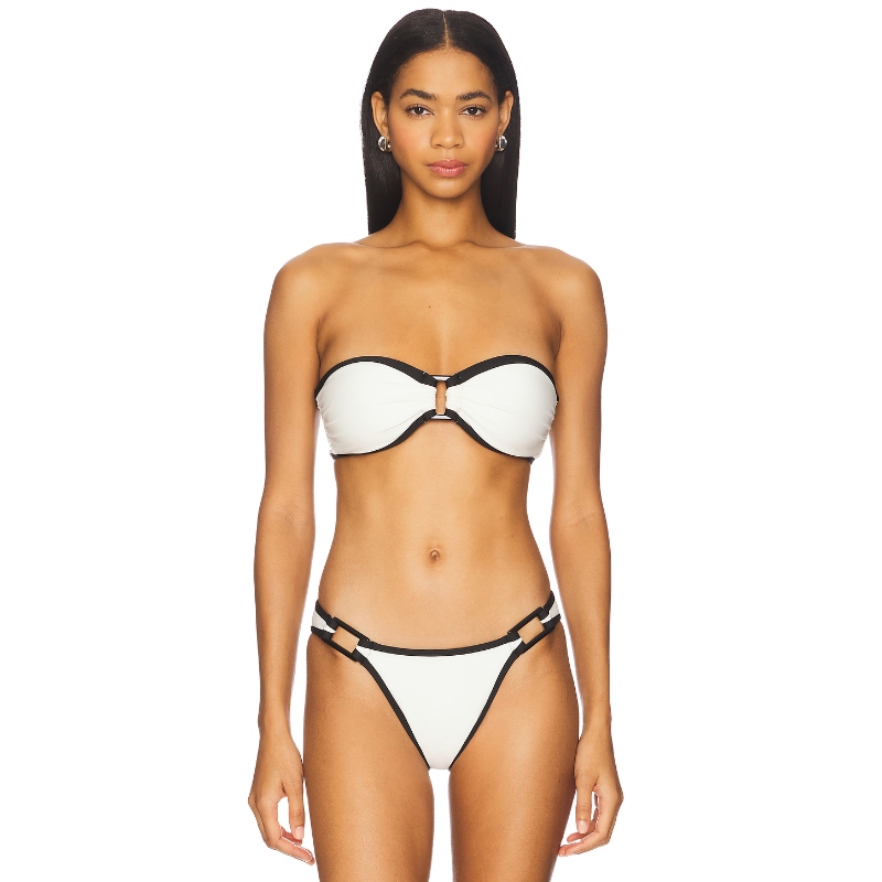 Solid & Striped THE TATI 比基尼文胸上装 奶油色 y2k辣妹风REVO
