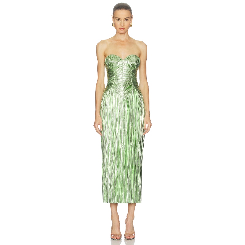 Cult Gaia ASHIKA 裙子 绿色 性感礼服REVOLVE小众新款