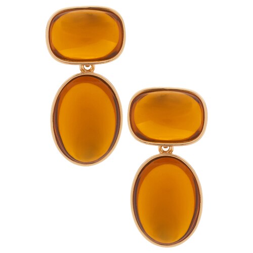 8 Other Reasons SIA 水滴状耳饰 橙色REVOLVE小众新款