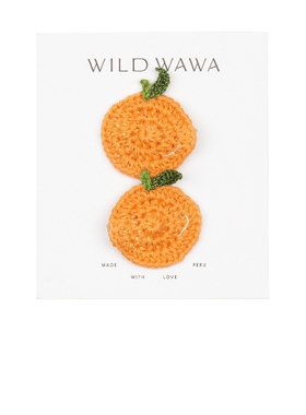 Wild Wawa橙色发饰甜美风秋冬新品水果造型REVOLVE