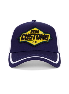 Deus Ex Machina BILLS 卡车司机帽 蓝色REVOLVE小众新款