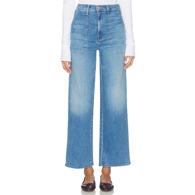 MOTHER MAVEN 阔腿 蓝色美式复古风REVOLVE小众新款