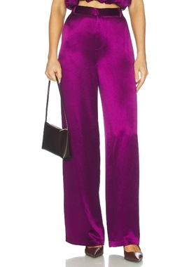 NONchalant Label ESME 长裤 紫色 美式休闲风REVOLVE小众新款