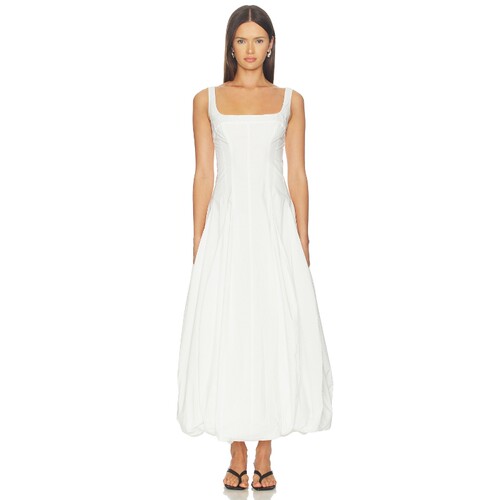 SIMKHAI HALLY COTTON BUBBLE MIDI 裙子 26春夏新品 revolve小众