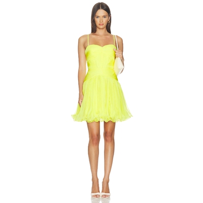 AKNVAS Canary Micropleated Cocktail Dress 26春夏新品 revolve