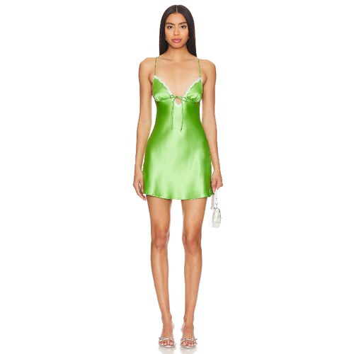 [春季新品]皮皮小鸡同款MORE TO COME吊带连衣裙薄荷曼波REVOLVE