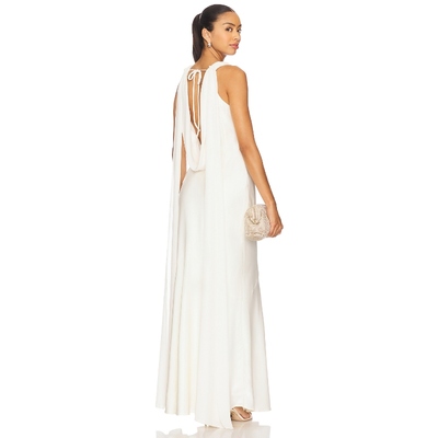 Runaway The Label GABRIELLA 长裙 象牙白礼服裙REVOLVE小众新款