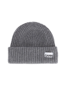 Ganni STRUCTURED 罗纹针织帽小众设计师品牌REVOLVE小众新款