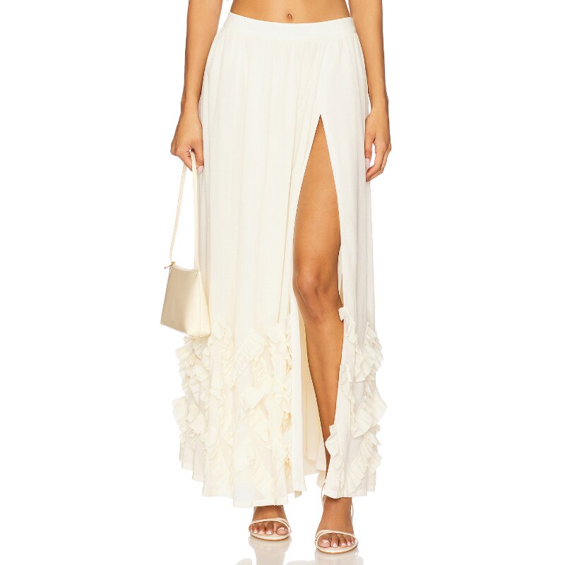 [夏季新品]MAJORELLE LINDY 半身裙 象牙白REVOLVE小众