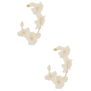 Gaia 性感REVOLVE小众新款 KELLI 象牙白 耳饰 Cult
