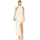 THE WAYS MARISOL ALL 性感挂脖露背连衣裙女夏REVOLVE小众新款