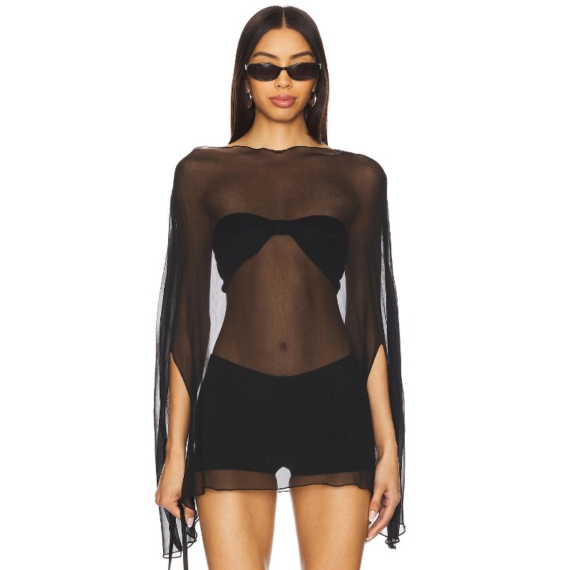 BUCI Ibis Poncho Top Set 黑色REVOLVE小众新款