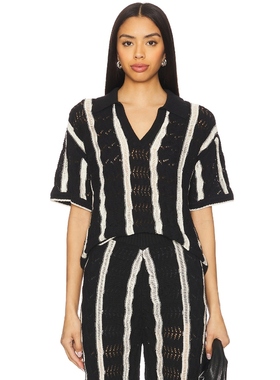 [冬季新品]Central Park West 上装黑色y2k辣妹风REVOLVE