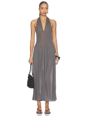 St. Agni Fluid Jersey Halter Dress 26春夏新品 revolve小众新