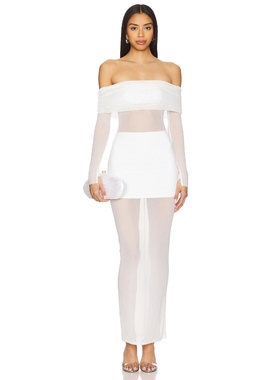 Lovers and Friends FIO 裙子 白色REVOLVE小众新款