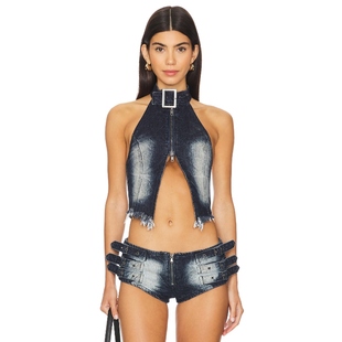 London REVOLVE小众新款 Denim 蓝色 Corset Jaded