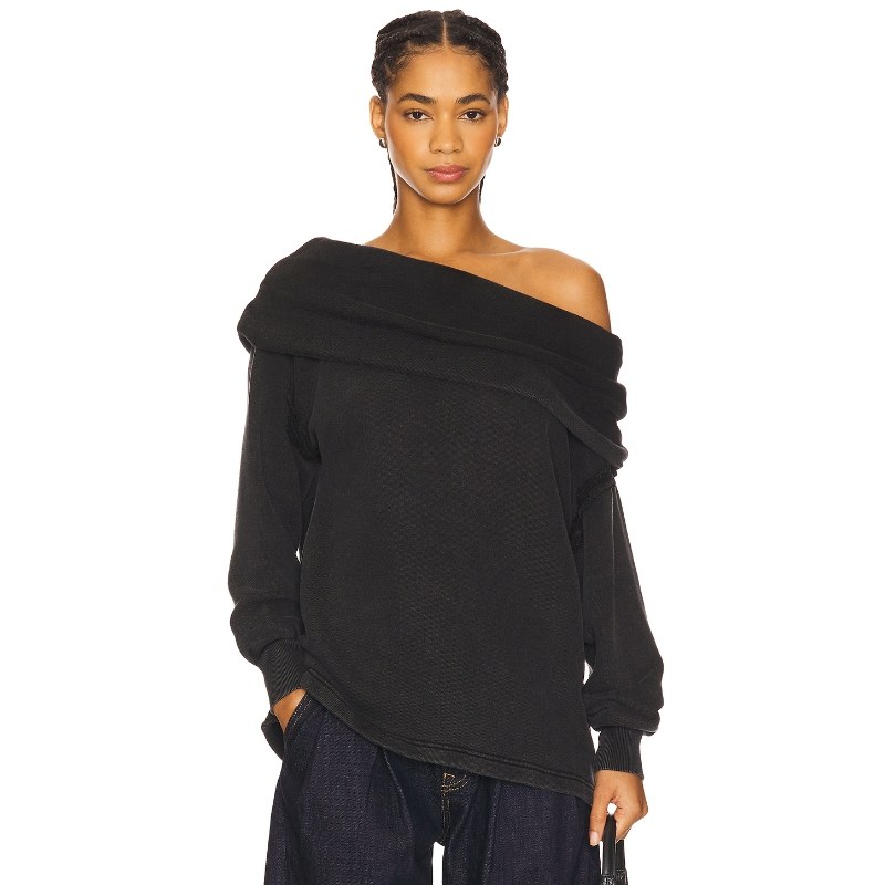 [冬季新品]Free People OFF CHILL 毛衣 黑色REVOLVE小众