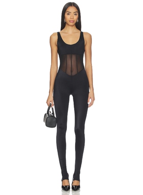 WeWoreWhat BODYSUIT 上装 黑色 美式休闲风REVOLVE小众新款