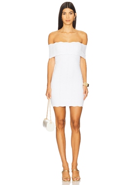 retrofete 针织裙子 白色 性感礼服礼服裙REVOLVE小众新款
