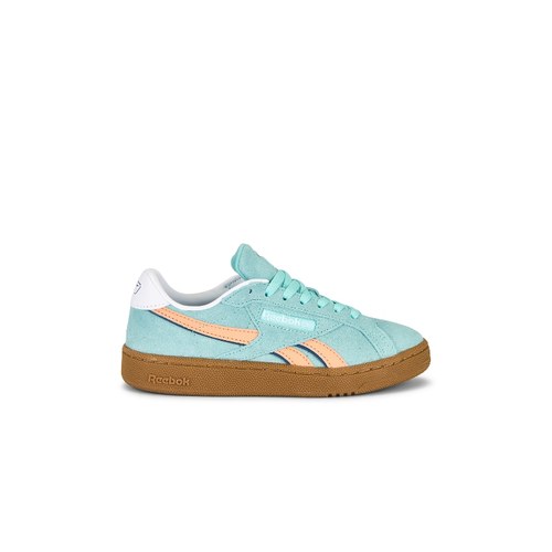 Reebok 锐步 CLUB C GROUNDS UK 运动鞋 青色德训鞋REVOLVE女鞋