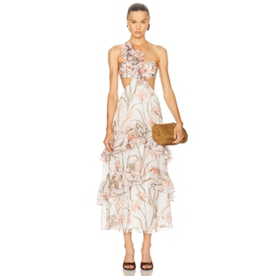 PatBO BOTANIC 裙子 象牙白REVOLVE小众新款