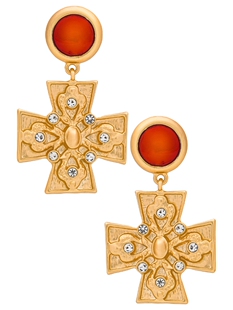 8 Other Reasons CROSS 耳饰 revolve小众新款 金属金色