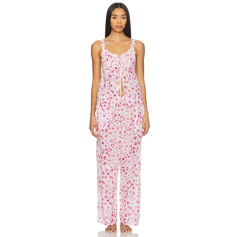 [海外直邮]Free People TALK TONIGHT 睡衣套装 粉色REVOLVE小众