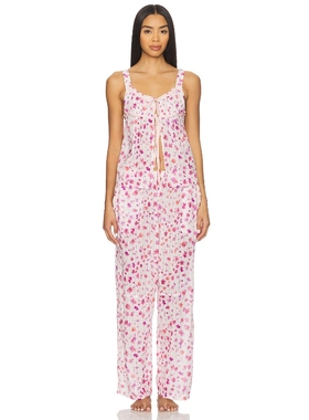 [海外直邮]Free People TALK TONIGHT 睡衣套装 粉色REVOLVE小众