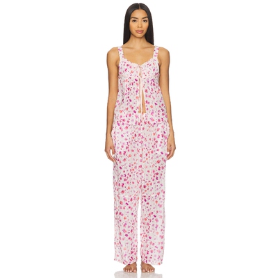 [海外直邮]Free People TALK TONIGHT 睡衣套装 粉色REVOLVE小众