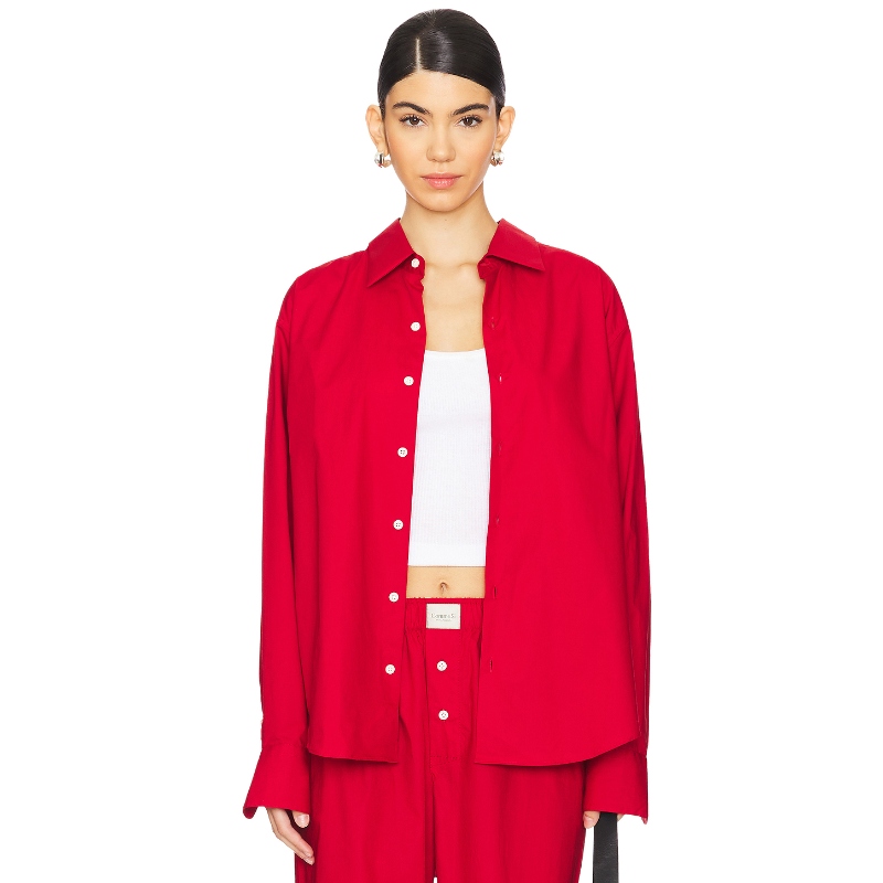 Comme Si 上装 红色REVOLVE小众新款