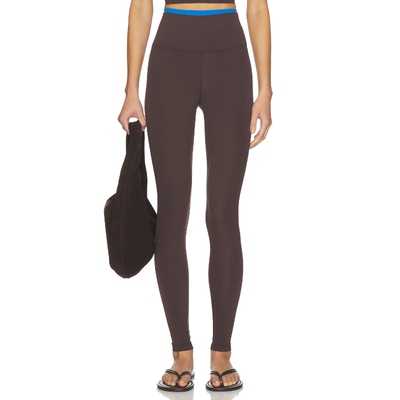 Splits59 DUAL 打底裤 巧克力色 美式休闲风REVOLVE小众新款