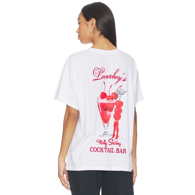 Boys Lie 图案T恤 白色 y2k辣妹风REVOLVE小众新款