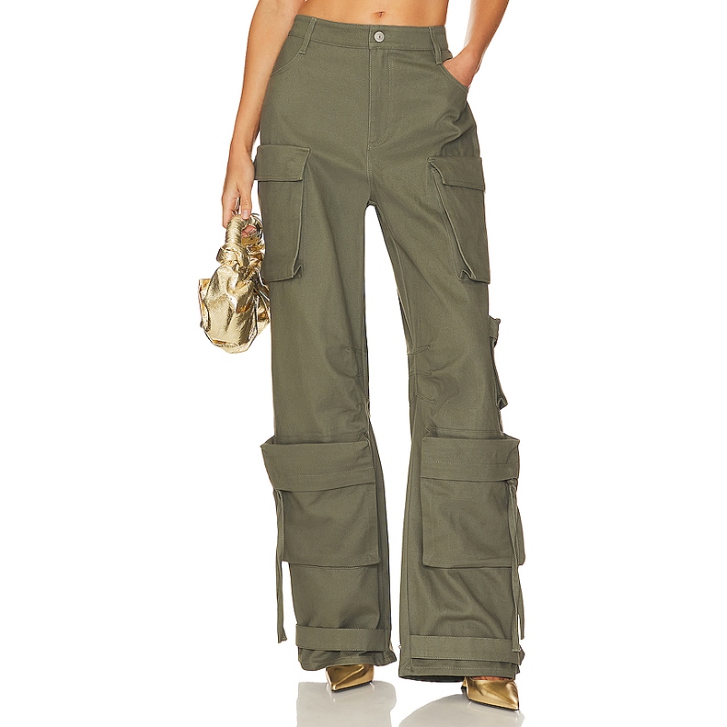 Steve Madden 工装长裤多口袋设计感休闲裤阔腿裤REVOLVE小众新款