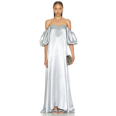 CAROLINE CONSTAS PALMER 裙子 Baby BlueREVOLVE小众新款