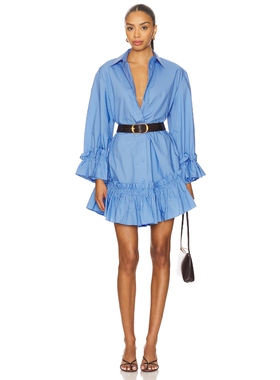 AKNVAS AYLA 裙子 Baby BlueREVOLVE小众新款