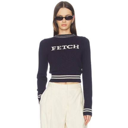 House of Sunny FETCH 毛衣 藏青色REVOLVE小众新款