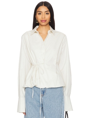 [冬季新品]EAVES BIBAS 衬衫 白色REVOLVE小众