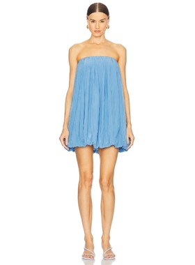 A.L.C. VAL DRESS 针织连衣裙保暖蓝色REVOLVE小众