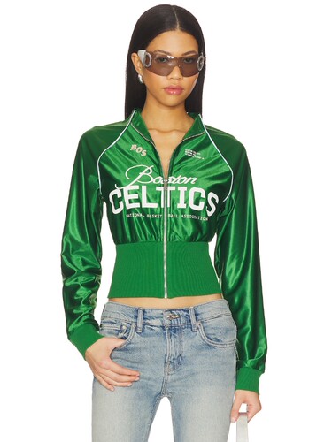 Off Season BOSTON CELTICS 精裁线痕夹克 revolve小众新款