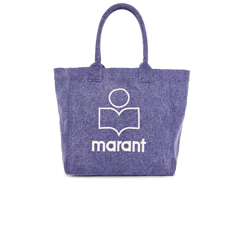 Isabel Marant蓝色帆布手拿包休闲风新品大容量休闲斜挎包REVOLVE