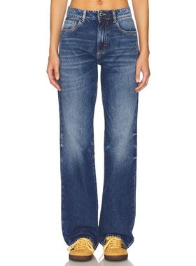 [冬季新品]Icon Denim IRIS 阔腿 蓝色 美式复古风REVOLVE小众