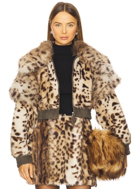 AKNVAS VALDE 夹克 棕黄色 运动复古风REVOLVE小众新款