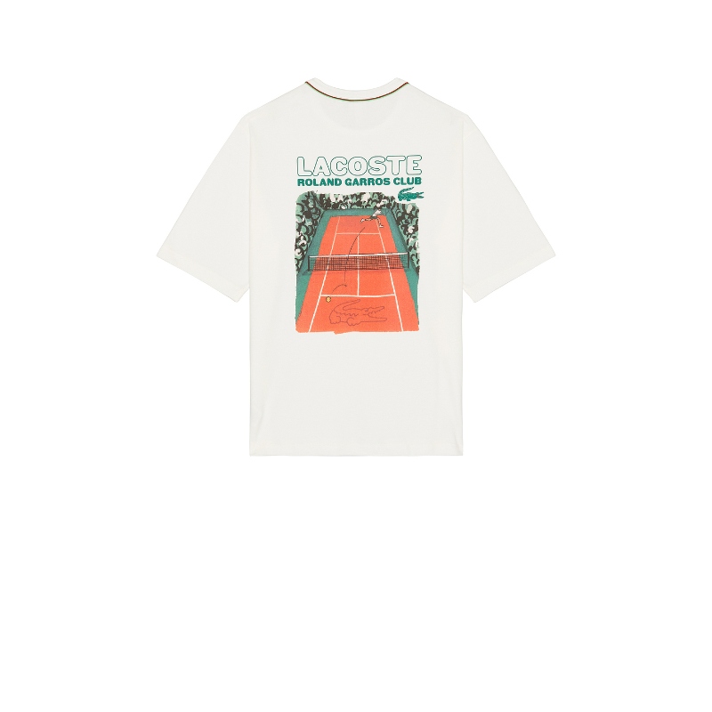 Lacoste 法国鳄鱼 ROLAND T恤 奶油色REVOLVE小众新款